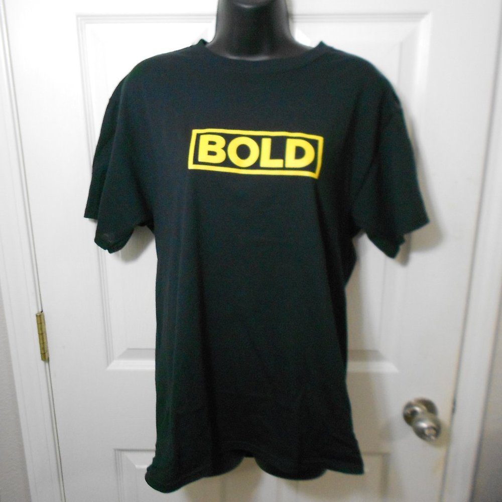 1 BOLD Make It What You Want Black t-shirts Med Subway NEW